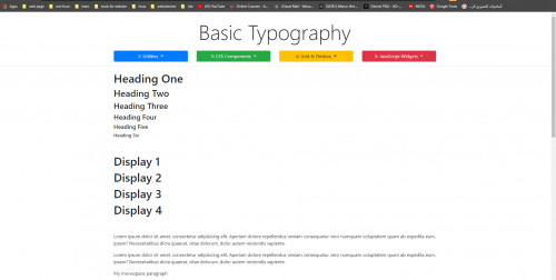  صورة للمشروع تتدريب علي bootstrap v4