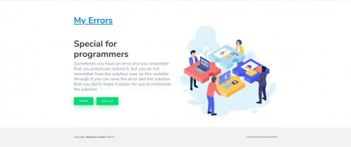  صورة للمشروع الأخطاء البرمجية Errors