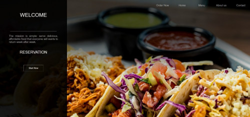  صورة للمشروع Restaurant Website