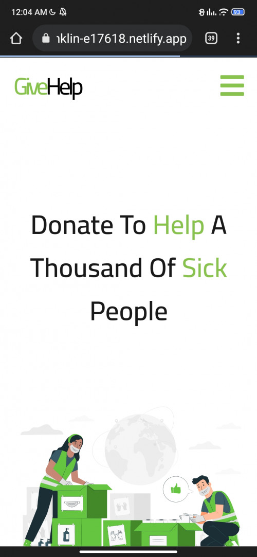  صورة للمشروع GiveHelpWebsite