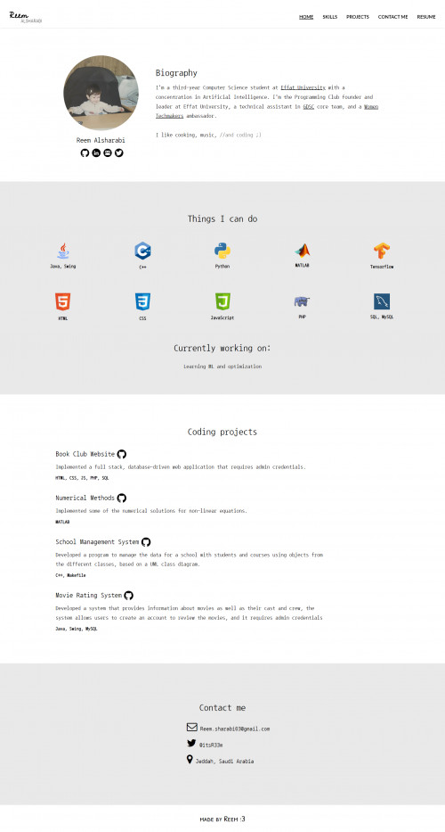  صورة للمشروع responsive personal website